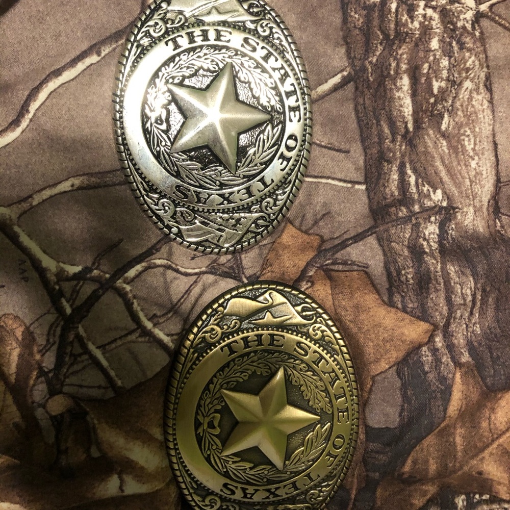 Texas belt buckles